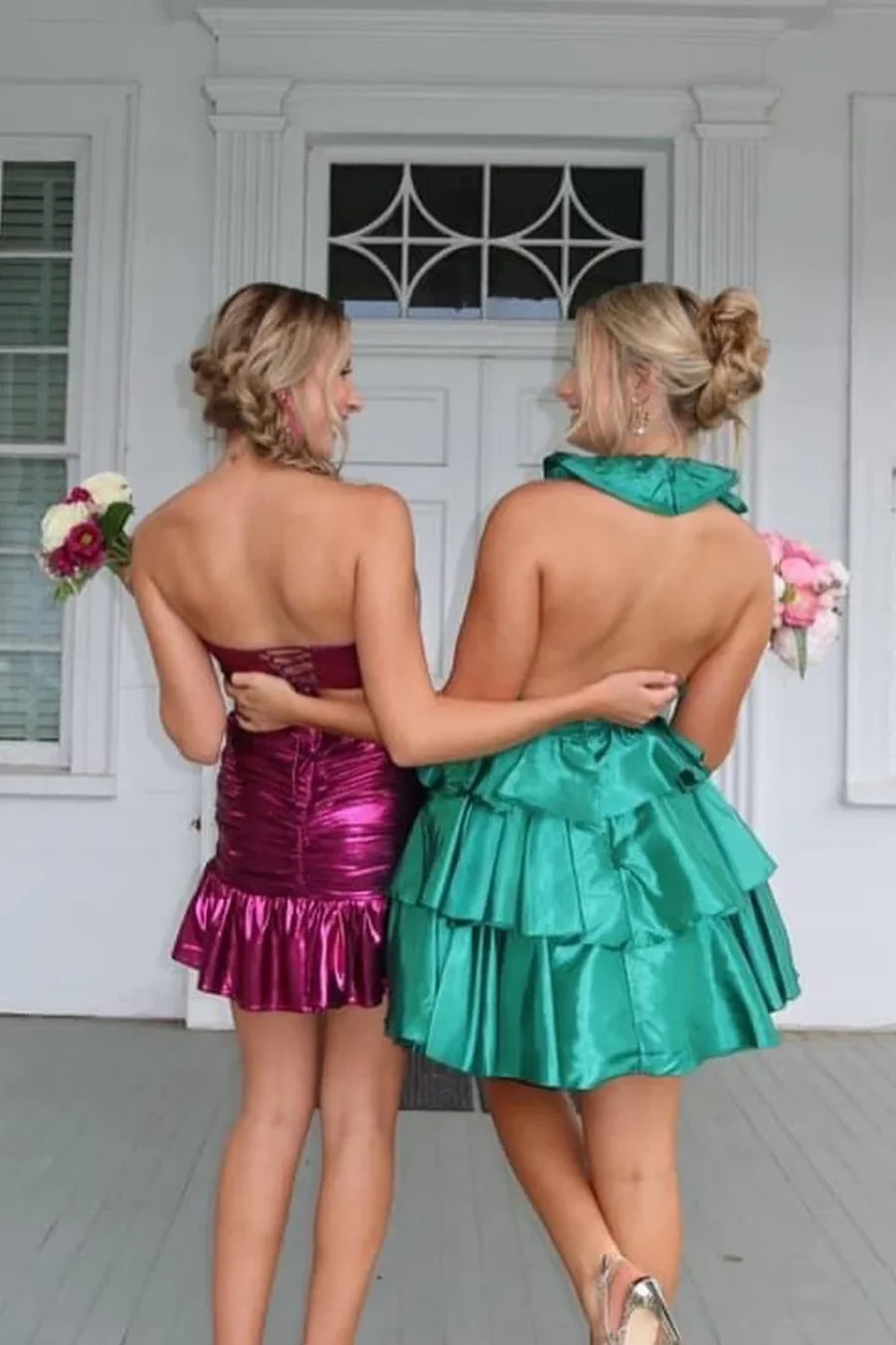 Chic Strapless Short Prom Dress Charming Birthday Party Dress Lovely Graduation Dress Homecoming Dress