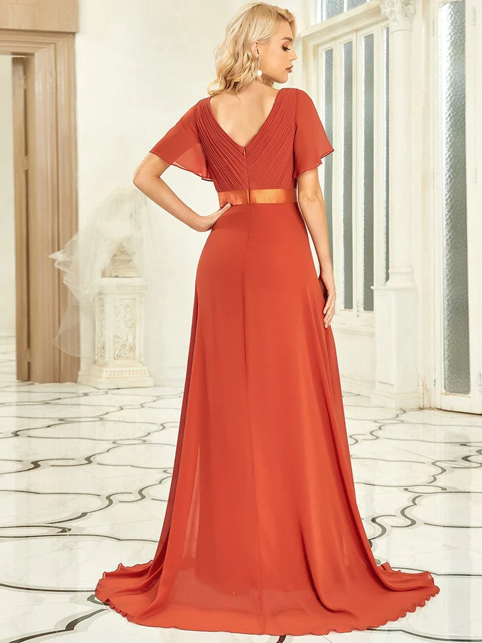 Burnt Orange Bridesmaid Dresses