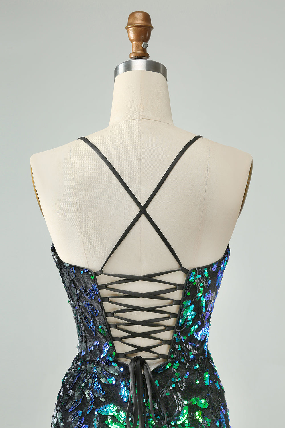 Charming Fuchsia Black Bodycon Sparkly Sequin Homecoming Dress Sexy Short Prom Dress