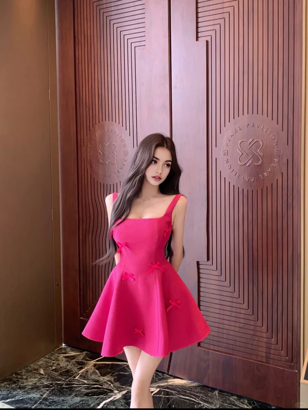 Sweetheart A Line Straps Short Prom Dress Charming Birthday Party Dress Lovely Graduation Dress Chic Homecoming Dress With Bow(s)