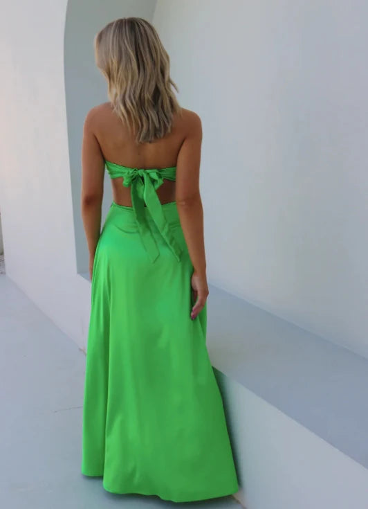 Sexy Sweetheart A Line Hollow-Out Long Prom Dress Charming Evening Party Dress Women's Dresses