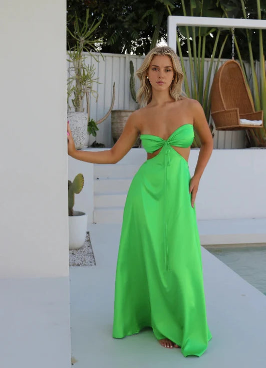 Sexy Sweetheart A Line Hollow-Out Long Prom Dress Charming Evening Party Dress Women's Dresses