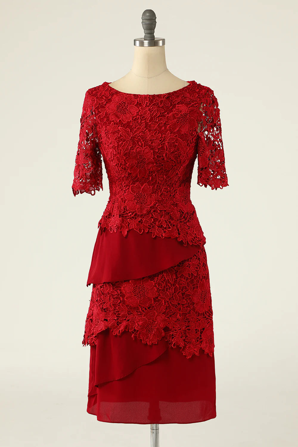 Lace Layers Two Piece Mother of the Bride Dress