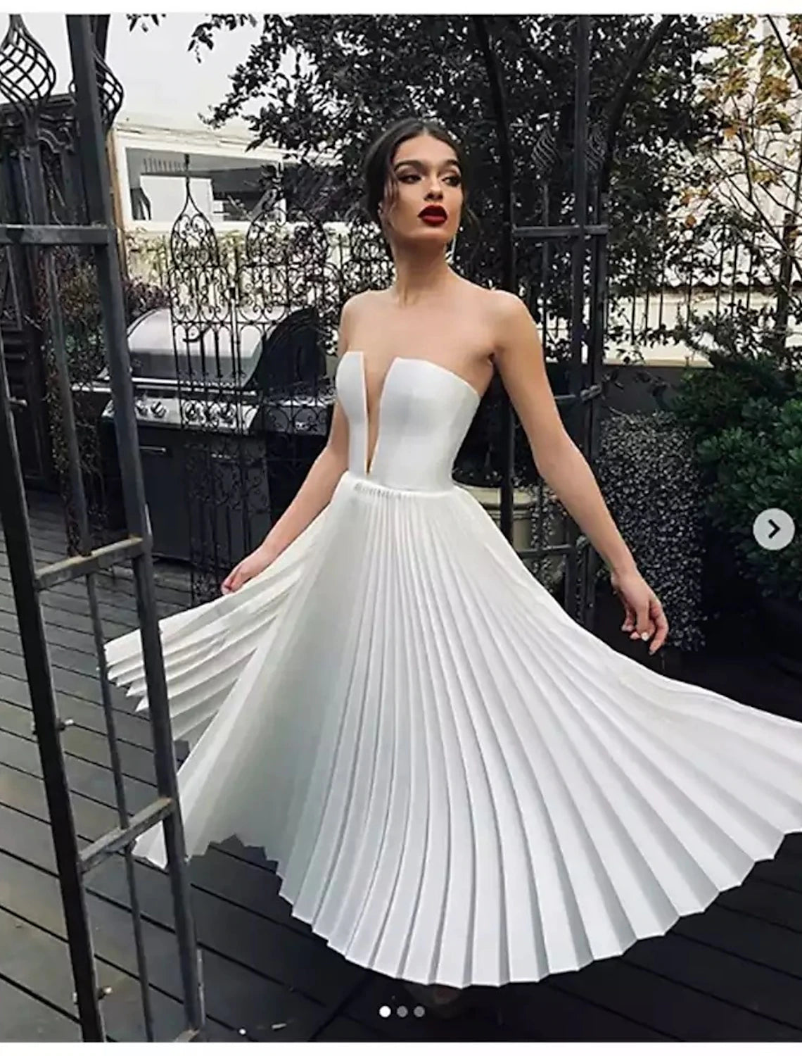 Charming Simple Wedding Dress A-Line Separates Separates Satin Bridal Skirts Bridal Gowns